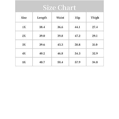 Women's Plus Size Mid Rise Stretch Washed Skinny Jeans