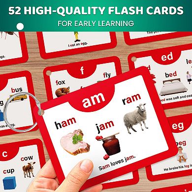 QUOKKA ABC Learning Flash Cards for Toddlers 2-4 Years Old 52 Realistic Flashcards for Kids