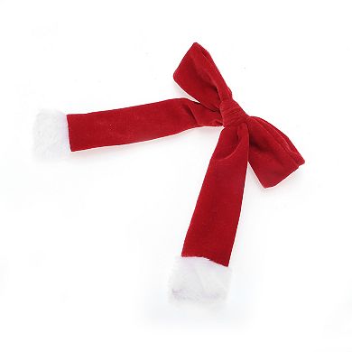 2Pcs Christmas Bow Hair Clips Bow 7.87"x5.91"