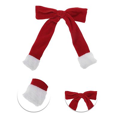 2Pcs Christmas Bow Hair Clips Bow 7.87"x5.91"