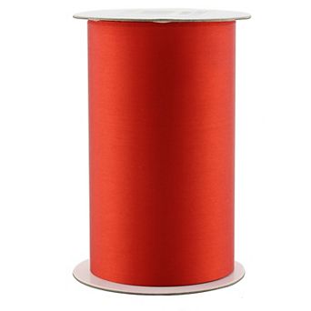 4-Inch Wide Red Satin Ribbon (10 Yards)