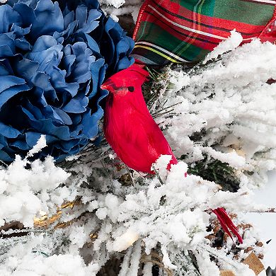 Red Cardinals Artificial Bird Ornaments (6-Pack)