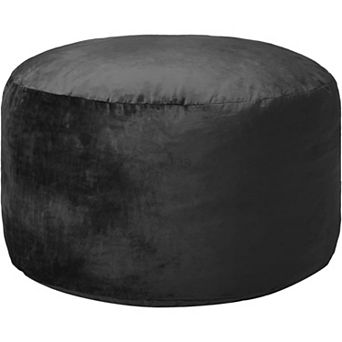 4FtLarge Bean Bag Chair for Adult,Comfy Fluffy Velvet Bean Bag Couch with Memory Foam&Washable Cover