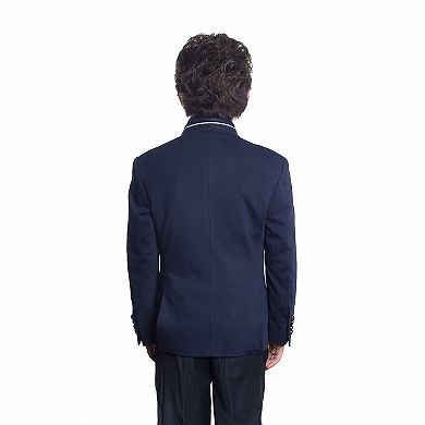 Elie Balleh Boys Slim Fit Knit Blazer