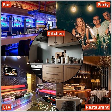 LED Liquor Bottle Display Shelf, 3 Tier 60 Inch Bottle Display Shelf Bar Shelves