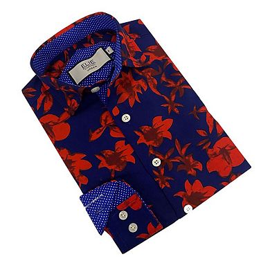 Elie Balleh Boys Slim Fit Floral Shirt