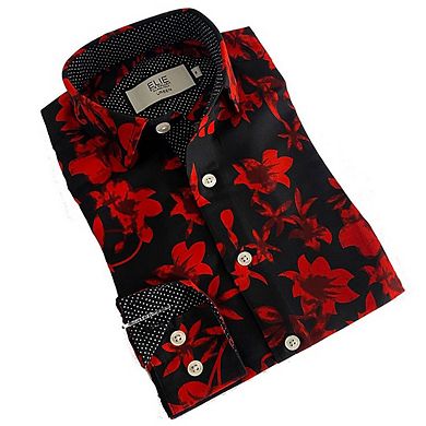 Elie Balleh Boys Slim Fit Floral Shirt