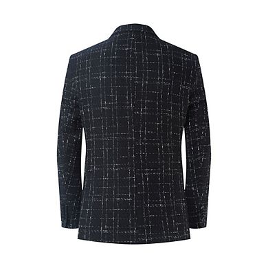 Elie Balleh Slim Fit Plaid Boucle Sportcoat For Men