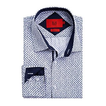 Elie Balleh Boys Slim Fit Paisley Print Shirt