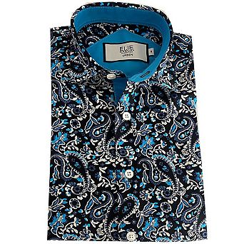 Elie Balleh Boys Slim Fit Paisley Shirt