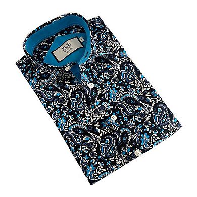Elie Balleh Boys Slim Fit Paisley Shirt
