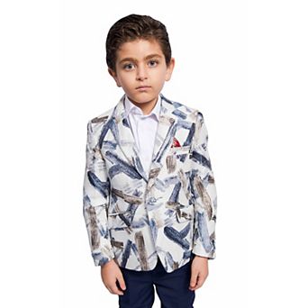 Elie Balleh Boys Slim Fit Classic Jacket