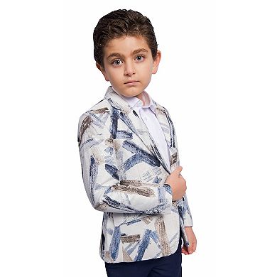 Elie Balleh Boys Slim Fit Classic Jacket