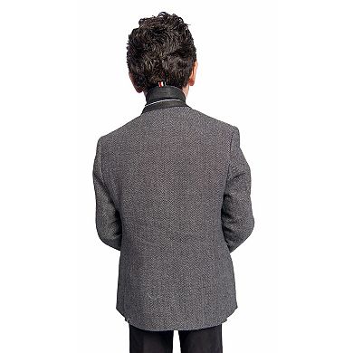 Elie Balleh Boys Slim Fit Herringbone Stylish