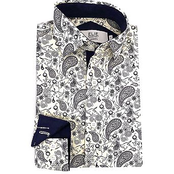 Elie Balleh Boys Slim Fit Paisley Shirt