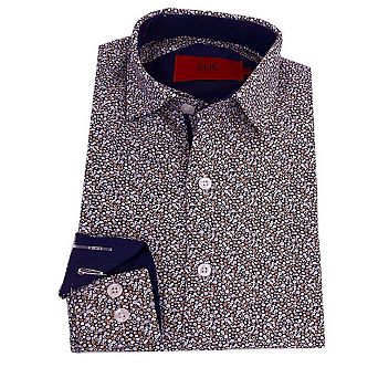 Elie Balleh Boys Slim Fit Printed Short Sleeve Shirt