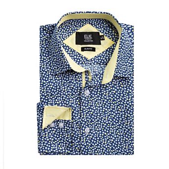 Elie Balleh Boys Slim Fit Floral Shirt
