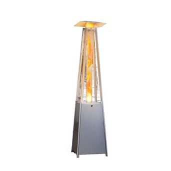 Pyramid Patio Heater, 48,000 BTU Outdoor Propane Heater with Quartz Glass Tube Tip-Over Protection