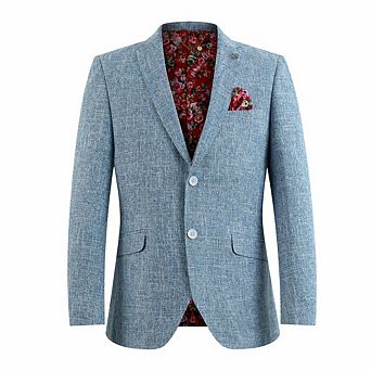 Elie Balleh Boys Slim Fit Clasic Mélange Jacket