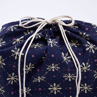 Reusable Fabric Gift Bag, 22", Cotton Canvas, by artist Kelsey Weigl