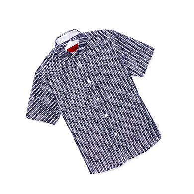 Elie Balleh Boys Slim Fit Floral Short Sleeve Shirt
