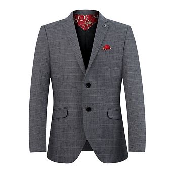 Elie Balleh Slim Fit Melange Sports Coat Jacket For Men