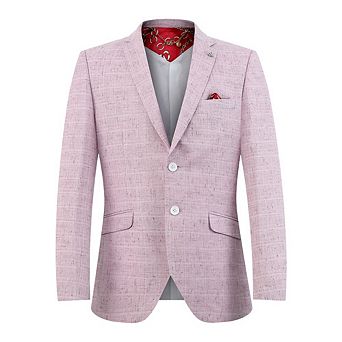 Elie Balleh Slim Fit Melange Sports Coat Jacket For Men
