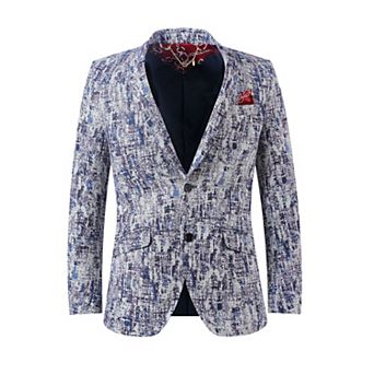 Elie Balleh Slim Fit Mens Bold Sports Coat Jacket