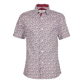 Elie Balleh Boys Slim Fit Paisley Short Sleeve Shirt