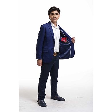 Elie Balleh Boys Slim Fit Digital Rain Jacket