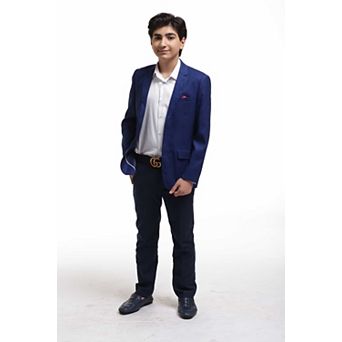 Elie Balleh Boys Slim Fit Digital Rain Jacket