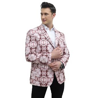 Elie Balleh Mens Slim Fit Sports Coat Jacket
