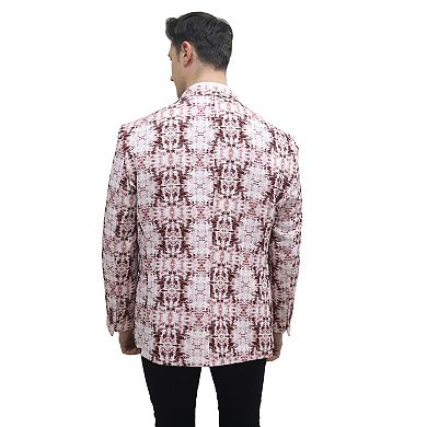 Elie Balleh Mens Slim Fit Sports Coat Jacket