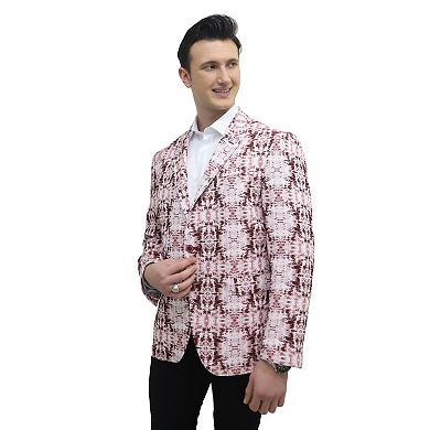 Elie Balleh Mens Slim Fit Sports Coat Jacket