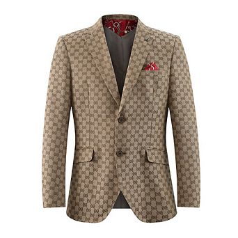 Elie Balleh Boys Slim Fit Logo Blazer