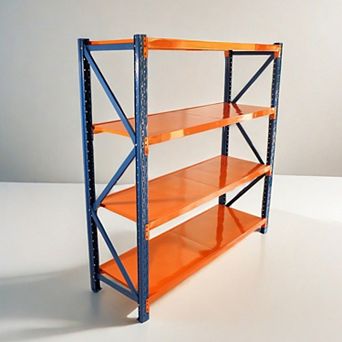 LOVMOR 4 levels adjustable metal shelving units and storage