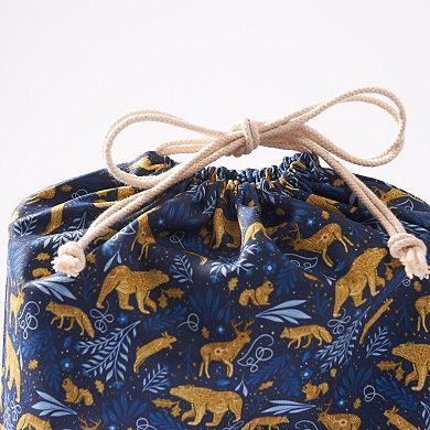 Reusable Fabric Gift Bag, 18", Cotton Canvas, by artist Hannah Pearlman