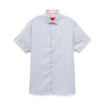 Elie Balleh Boys Slim Fit Printed Button-Down Shirt