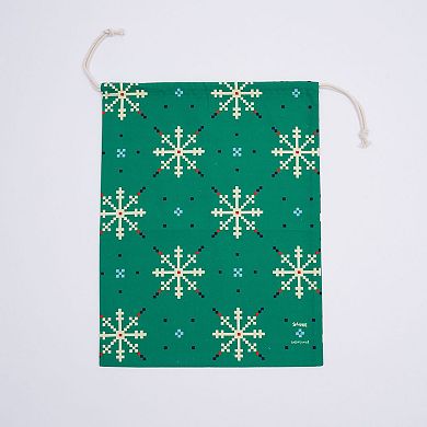 Reusable Fabric Gift Bag, 18", Cotton Canvas, by artist Kelsey Weigl