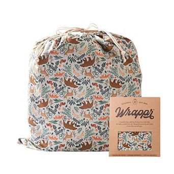 Reusable Fabric Gift Bag, 22", Cotton Canvas, by artist Hannah Pearlman