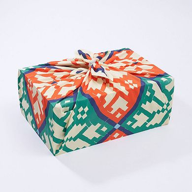 Reusable Furoshiki Gift Wrap, 35", Polyester, by artist Kelsey Weigl