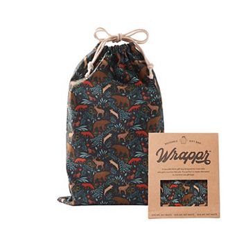 Reusable Fabric Gift Bag, 14", Cotton Canvas, by artist Hannah Pearlman