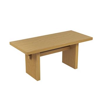 70" Wooden Rectangular Dining Table
