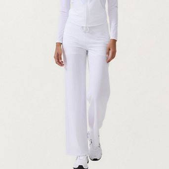 Womens's High Waist Wide Leg Sweatpants with Drawstring Waistband