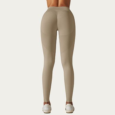 Womens's Seamless High Waist Leggings with Sculpting Fit and Compression Support