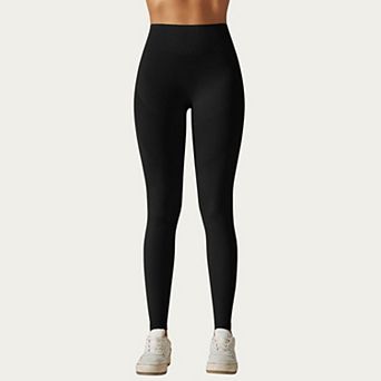 Womens's Seamless High Waist Leggings with Sculpting Fit and Compression Support