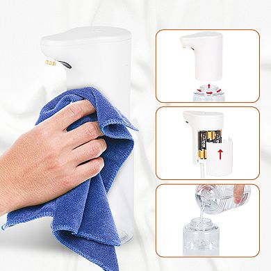 Cheer Collection Touchless Automatic Soap Dispenser with Adjustable Foam Mist and Liquid Modes