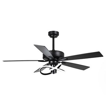 52-Inch Modern Integrated LED Ceiling Fan with Light and Remote Control