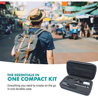 Movo iVlogger Vlogging Kit for iPhone with Fullsize Tripod