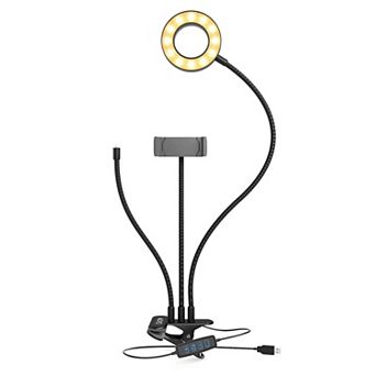 Movo VGC-3 Selfie Ring Light Stand - Complete Mobile Studio